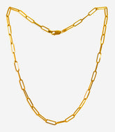22kt Gold Paperclip Chain