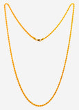22kt Gold Thin Rope Chain