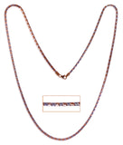 22Kt Two Tone Rose Gold Chain
