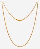 22kt Two Tone Cuban Link Chain