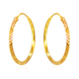 22Kt Gold Hoop Earrings