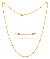 22Kt Gold Multi Tone Chain