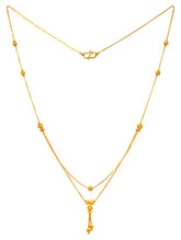 22Kt Gold Layered Fancy Chain