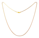 22Kt Gold Two Tone Snake Chain