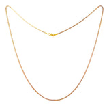 22Kt Gold Two Tone Snake Chain