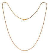22Kt Gold Two Tone Designer Chain