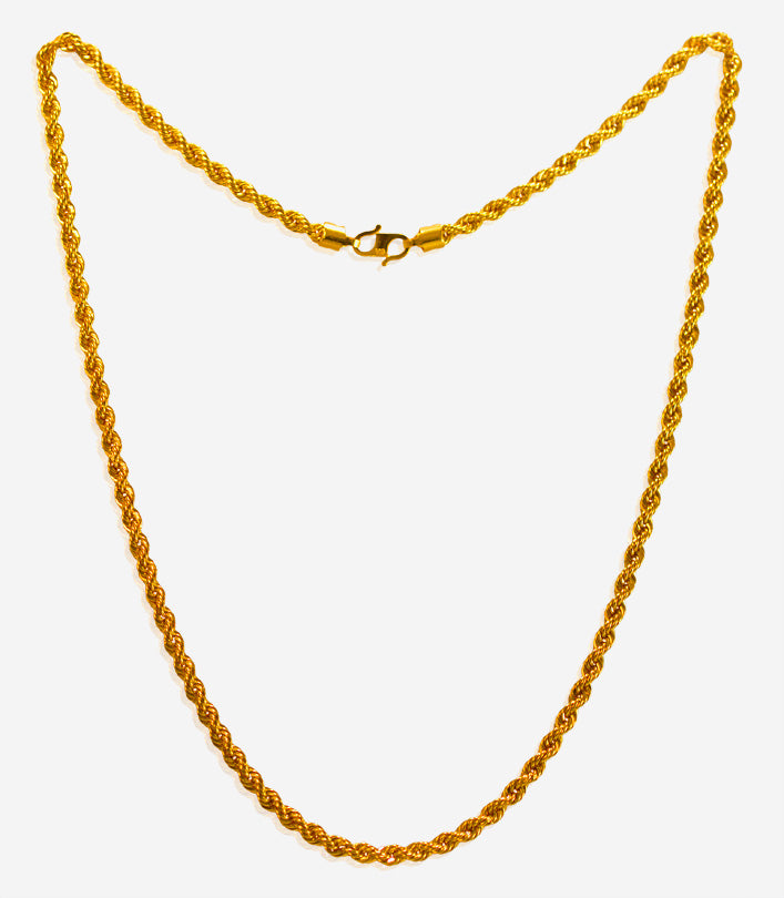 22kt Gold Rope Chain
