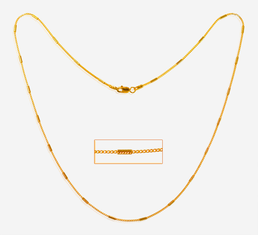 22Kt Gold Fancy Chain