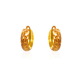22Kt Gold Fancy Hoops (small)