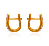 22Kt Gold CZ Fancy Earrings
