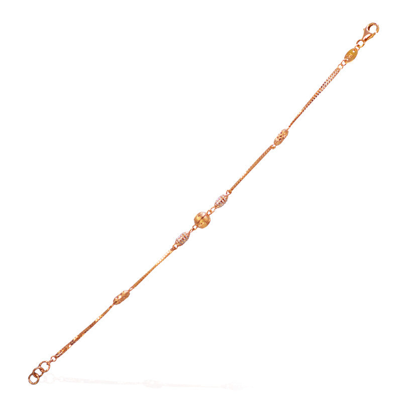 18Kt Rose Gold Women's Fancy Bracelet