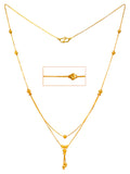 22Kt Gold Layered Fancy Chain