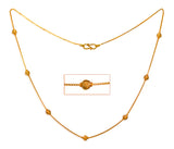 22Kt Gold Beads Fancy Chain